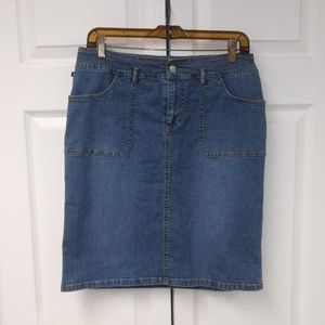 [ RL ]  Jean Skirt Size 8
